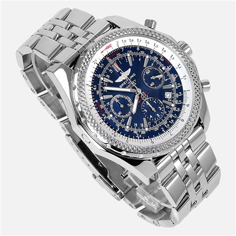 breitling for bentley motors blue|real Breitling Bentley watch.